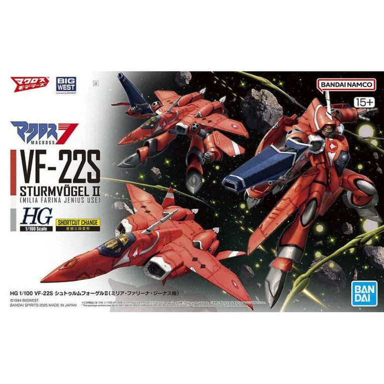 HG 1/100 VF-22S Sturmvogel Ⅱ Milia Farina Use