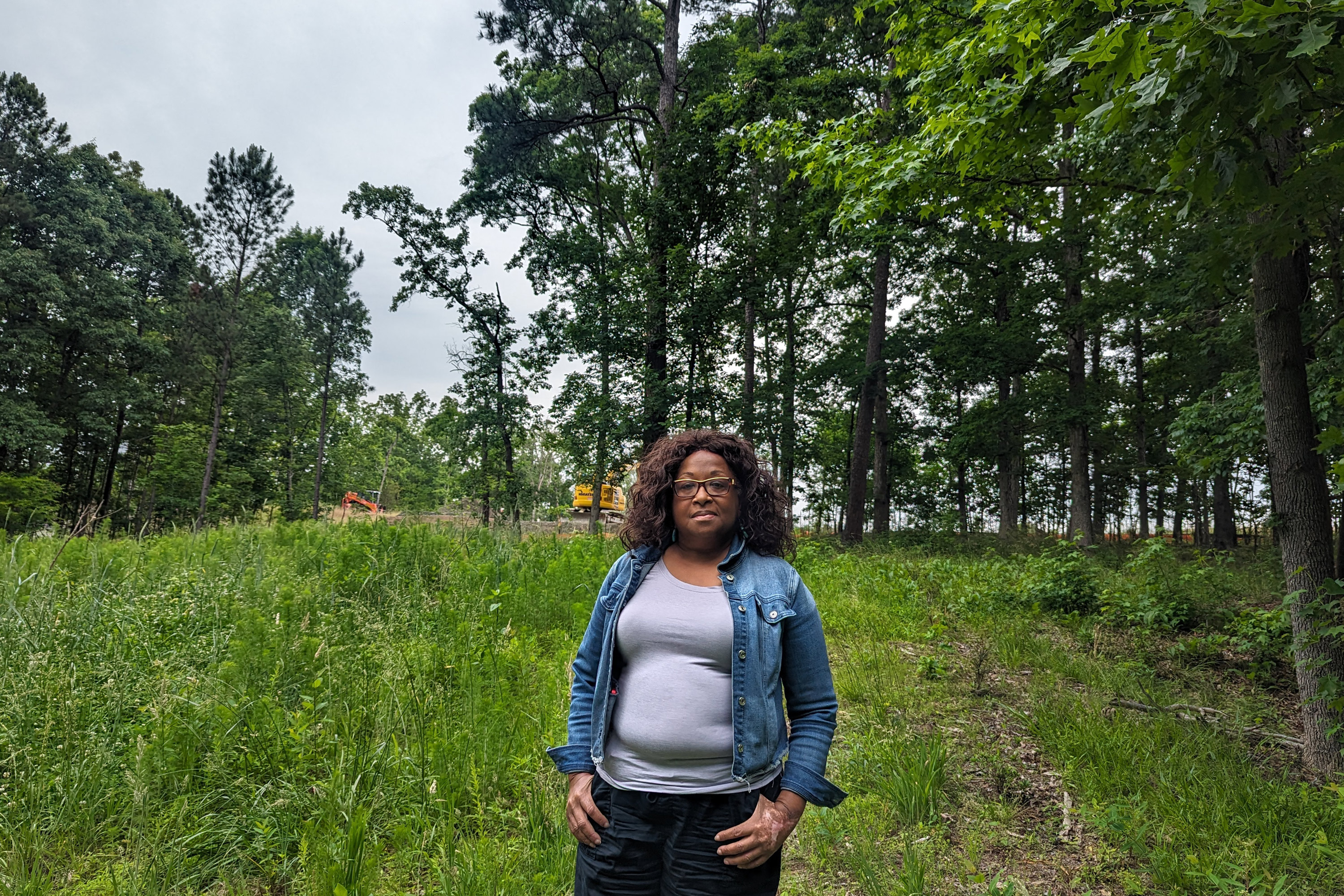 A photo of a Bonita Green, a Black woman, outside.