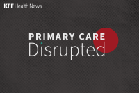 A title card that says, "primary care disrupted."